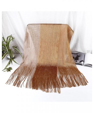 Fringe Trim Mardi Poncho for Woman Lightweight Shawl Color Matching Scarf for Ladies Carnival Versatile Supplies Style Six $6...