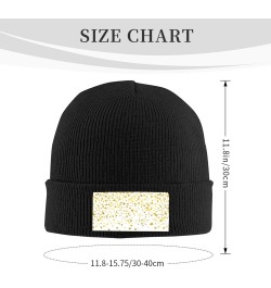 Sparsed Dreamy Stars and Spots Print Multi-Purpose Knitted Hat Unisex Winter Warm Hat, Outdoor Or Daily Wear,Soft Warm Black ...