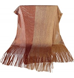 Fringe Trim Mardi Poncho for Woman Lightweight Shawl Color Matching Scarf for Ladies Carnival Versatile Supplies Style Six $6...