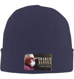 The Charlie Music and Daniels Beanie Hat Knit Cuffed Skull Cap Roll-up Warm Stocking Hats Unisex Thermal Hats Black $10.92 Sk...