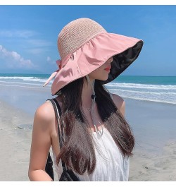 Mens and Womens Summer Leisure Outdoor Mountaineering Jungle Sun Big Brim Fishermans Hat Sun Hat Polyester Bucket Pink 4 $12....