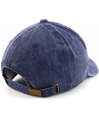 Established 1986 Embroidered 38th Birthday Gift Pigment Dyed Washed Cotton Cap Navy $13.99 Baseball Caps