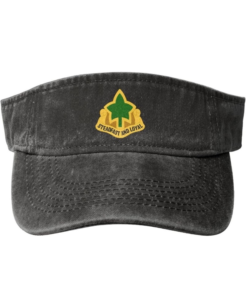 4Th Infantry Division DUI Sun Hat Sun Visor Hats for Women Men Baseball Cap Golf Hats Black $11.60 Sun Hats