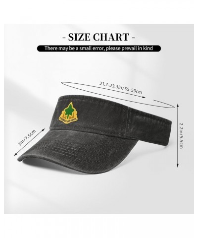 4Th Infantry Division DUI Sun Hat Sun Visor Hats for Women Men Baseball Cap Golf Hats Black $11.60 Sun Hats