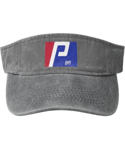 Flag of Provo (1976-1989) Sun Visor Hats for Women Men Sun Hat Vintage Golf Hat Adjustable Baseball Cap Gray $10.89 Visors