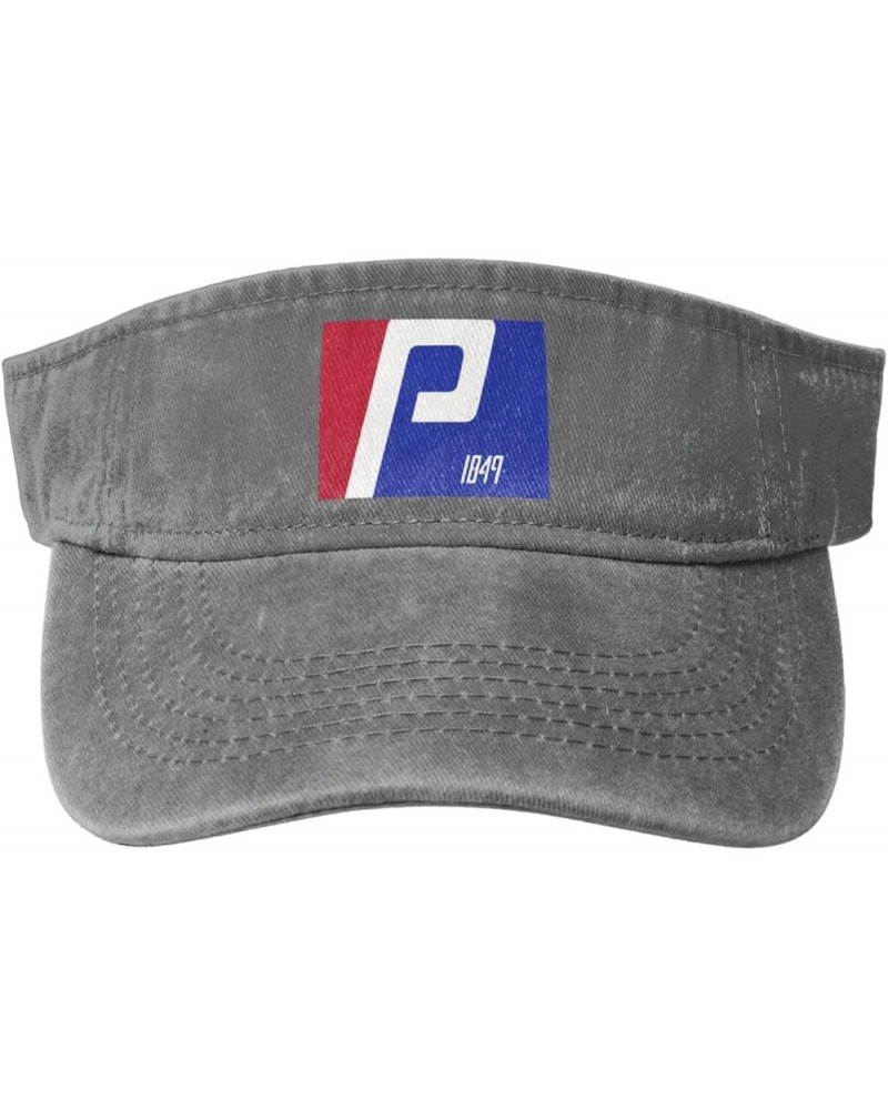 Flag of Provo (1976-1989) Sun Visor Hats for Women Men Sun Hat Vintage Golf Hat Adjustable Baseball Cap Gray $10.89 Visors