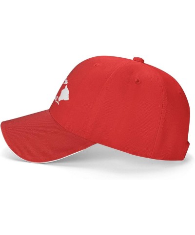 Hallo Hawaii Islands Hat Black Trucker Hats Men Women Adjustable Curved Brim Sandwich Baseball Cap Red $8.33 Baseball Caps