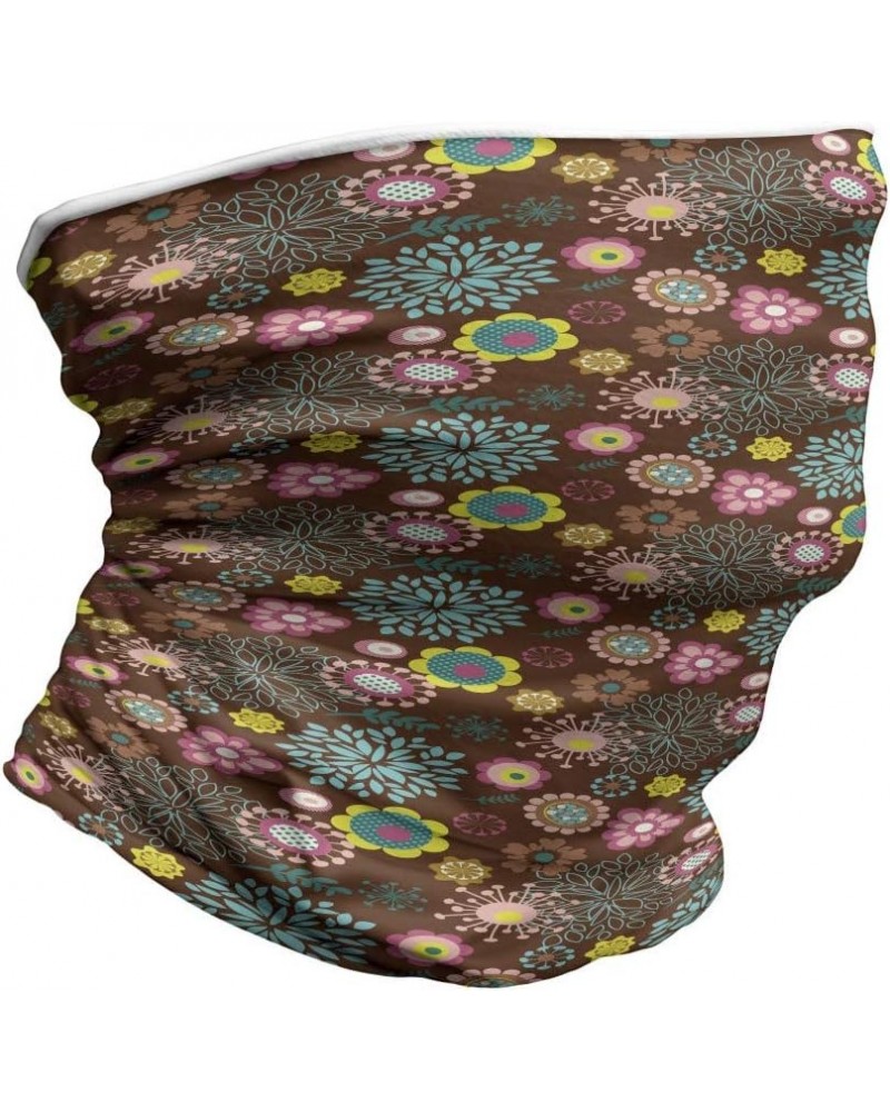 Unisex Multicolor Face and Neck Warmers Abstract Flowers $13.67 Scarves