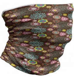 Unisex Multicolor Face and Neck Warmers Abstract Flowers $13.67 Scarves