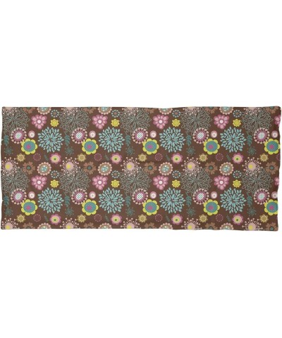 Unisex Multicolor Face and Neck Warmers Abstract Flowers $13.67 Scarves