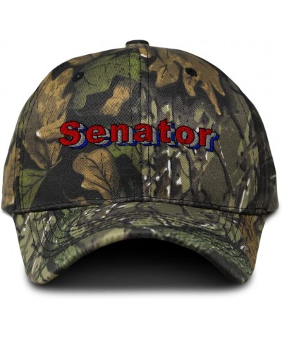 Camo Baseball Cap Senator Cotton Hunting Dad Hats for Men & Women Forest Tree Green Design Only $17.99 Baseball Caps