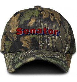 Camo Baseball Cap Senator Cotton Hunting Dad Hats for Men & Women Forest Tree Green Design Only $17.99 Baseball Caps