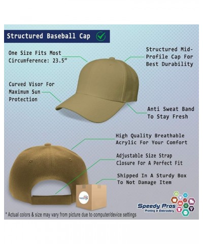 Custom Baseball Cap Horse Breeder Breeding Acrylic Artificial Dad Hats for Men and Women Khaki Personalized Text Here $11.07 ...