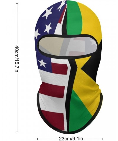 United States and Jamaica Flag Full Face Balaclava Ski Face Mask Windproof Sun Protection Hood Neck Gaiter Scarf Unisex $11.0...