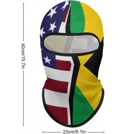 United States and Jamaica Flag Full Face Balaclava Ski Face Mask Windproof Sun Protection Hood Neck Gaiter Scarf Unisex $11.0...