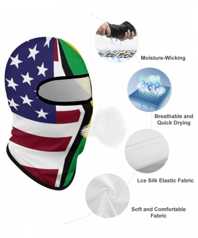 United States and Jamaica Flag Full Face Balaclava Ski Face Mask Windproof Sun Protection Hood Neck Gaiter Scarf Unisex $11.0...