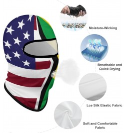 United States and Jamaica Flag Full Face Balaclava Ski Face Mask Windproof Sun Protection Hood Neck Gaiter Scarf Unisex $11.0...