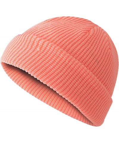 Lady Knit Crochet Hats for Women Stretch Warm Winter Hat Thermal Rib Knitted Hats Cable Knit Cuff Skullies Cap A $7.69 Sun Hats