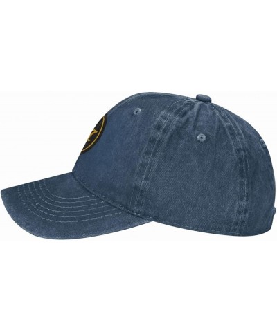 Men's Women's Adjustable Baseball Caps Trendy Travel Unisex Washed Cap Black Navy Blue $13.91 Baseball Caps