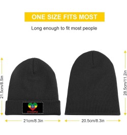 Love Ethiopia Knit Hat Warm Beanie Cap Cuffed Soft Skull Cap Winter Hats for Men and Women Black-style $11.16 Skullies & Beanies