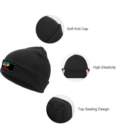 Love Ethiopia Knit Hat Warm Beanie Cap Cuffed Soft Skull Cap Winter Hats for Men and Women Black-style $11.16 Skullies & Beanies