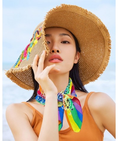 Cinco de Mayo Straw Hat with Colorful Tassel Summer Seaside Holiday Outing Female Mexican Starw Hats for Women Men Adult $9.3...