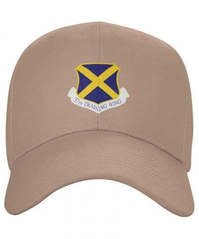 37th Training Wing Baseball Cap for Men Women Dad Hat Classic Adjustable Golf Hats Natural $13.41 Baseball Caps