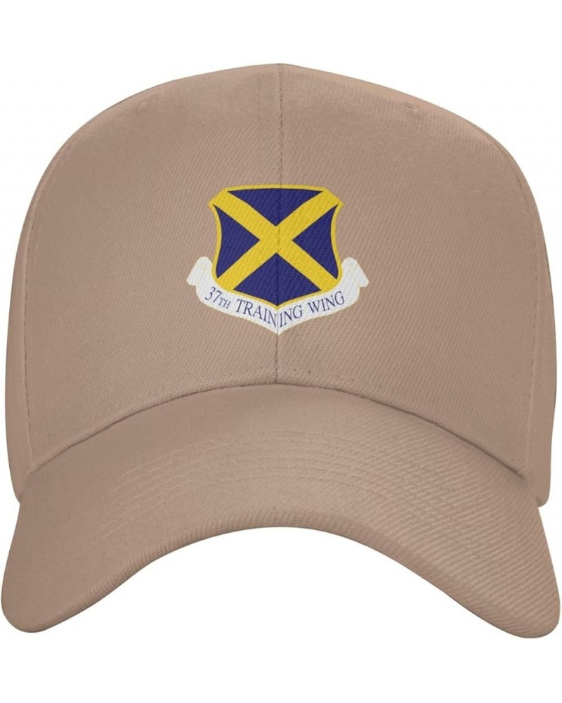 37th Training Wing Baseball Cap for Men Women Dad Hat Classic Adjustable Golf Hats Natural $13.41 Baseball Caps