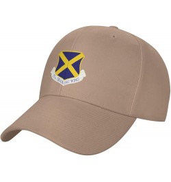 37th Training Wing Baseball Cap for Men Women Dad Hat Classic Adjustable Golf Hats Natural $13.41 Baseball Caps