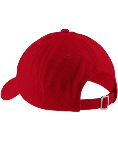 YOLO Embroidered Adjustable Cotton Cap Red $14.49 Baseball Caps