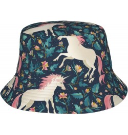 Unicorns Bucket Hats Fashion Sun Cap Packable Outdoor Fisherman Hat for Women and Men Unicorns9 $9.51 Bucket Hats