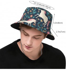 Unicorns Bucket Hats Fashion Sun Cap Packable Outdoor Fisherman Hat for Women and Men Unicorns9 $9.51 Bucket Hats