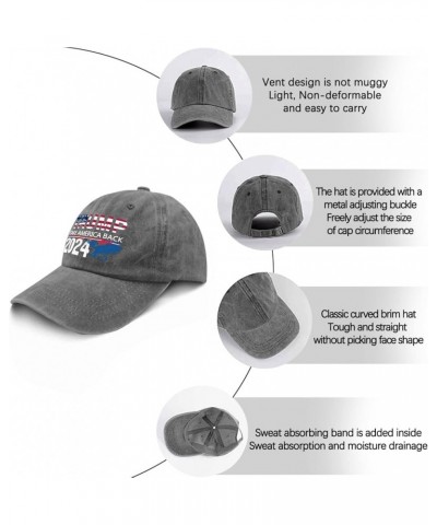 Trumps 2024 Workout Hats for Women, Trumps 2024 Vintage Outdoor Cap Gifts for Boyfriends Hat,Trump Funny Golf C Pigment Gray ...