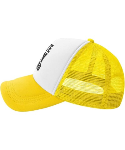 White Boy Wasted Women Adjustable Washed Baseball Cap Black Yellow $9.40 Baseball Caps