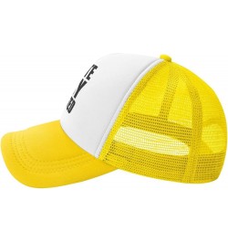 White Boy Wasted Women Adjustable Washed Baseball Cap Black Yellow $9.40 Baseball Caps