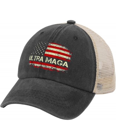 Trump Hat Ultra MAGA Hats for Men Womens AllBlack Funny Hat Outdoor Hat Cowboy Hat Cowgirl Hats Vintage Allblack $10.11 Cowbo...