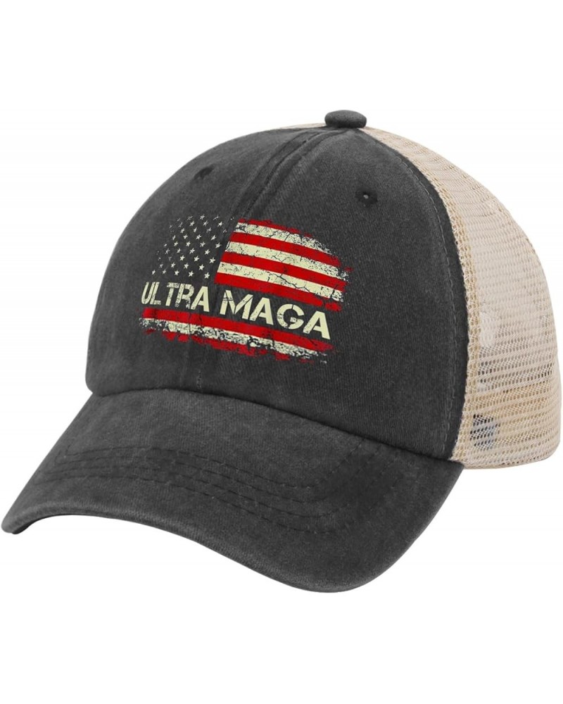 Trump Hat Ultra MAGA Hats for Men Womens AllBlack Funny Hat Outdoor Hat Cowboy Hat Cowgirl Hats Vintage Allblack $10.11 Cowbo...