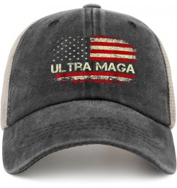 Trump Hat Ultra MAGA Hats for Men Womens AllBlack Funny Hat Outdoor Hat Cowboy Hat Cowgirl Hats Vintage Allblack $10.11 Cowbo...