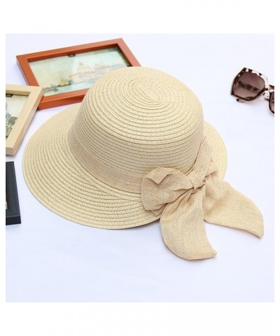 Womens Summer Baseball Hat Outdoor Wide Foldable Ponytail Mesh Sun Visor Cap with Removable Forage Cap E-beige $11.99 Sun Hats