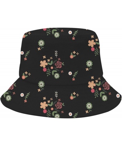 Funny Bucket Hat Art Bucket Hats Small Flodable Men Hat for Vacation Accessories for Hiking Must Haves Flowers 1 $9.42 Bucket...