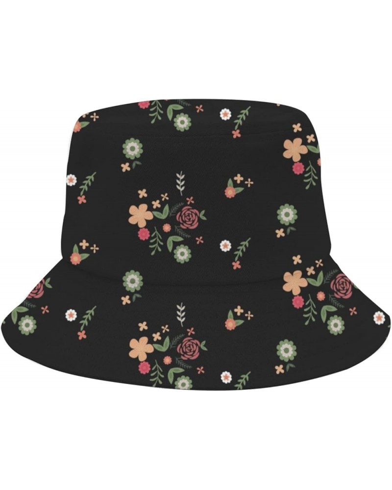 Funny Bucket Hat Art Bucket Hats Small Flodable Men Hat for Vacation Accessories for Hiking Must Haves Flowers 1 $9.42 Bucket...