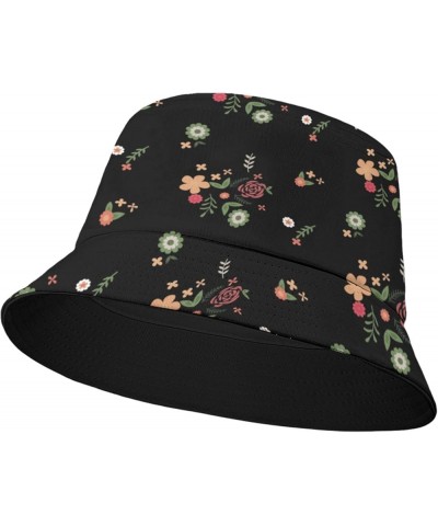 Funny Bucket Hat Art Bucket Hats Small Flodable Men Hat for Vacation Accessories for Hiking Must Haves Flowers 1 $9.42 Bucket...