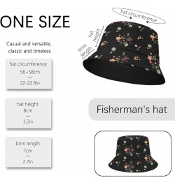 Funny Bucket Hat Art Bucket Hats Small Flodable Men Hat for Vacation Accessories for Hiking Must Haves Flowers 1 $9.42 Bucket...