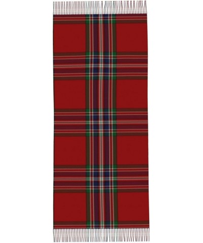 Large Scarf Plaid Cashmere Feel Shawl Wraps with Tassel Soft Fashion Warm Scarves for Women Clan Macfarlane Tartan Plaid $12....