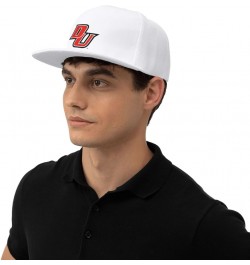 Davenport University Detroit Logo Baseball Fashion for Men Trucker Sun Visor Cap White $13.43 Baseball Caps