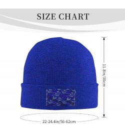 Manta Ray and Fish Print Skullies Beanies Thin Bonnet Cap Autumn Winter Casual Hat Outdoor Ski Knit Cap Blue $10.75 Skullies ...