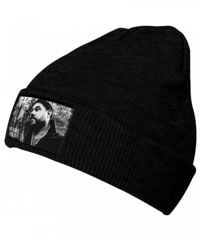 Nathaniel Singer Rateliff Beanie Hat Knit Hat Slouchy Beanie Skull Caps for Men Women Casual Headwear Black $10.55 Skullies &...