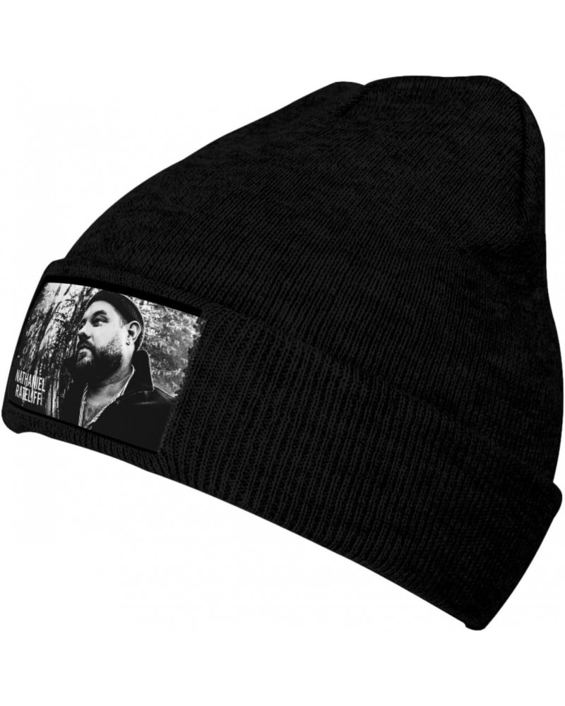 Nathaniel Singer Rateliff Beanie Hat Knit Hat Slouchy Beanie Skull Caps for Men Women Casual Headwear Black $10.55 Skullies &...