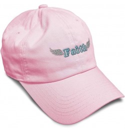 Soft Baseball Cap Faith Wings Cotton Dad Hats for Men & Women Soft Pink $13.80 Baseball Caps