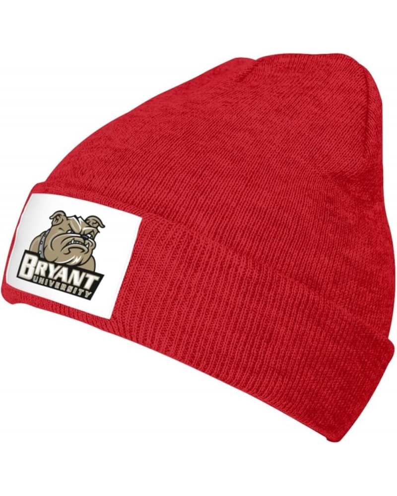 Bryant University Stretch Beanie Knit Hat for Men Women Winter Fall Spring Warm Cap Red $14.15 Skullies & Beanies